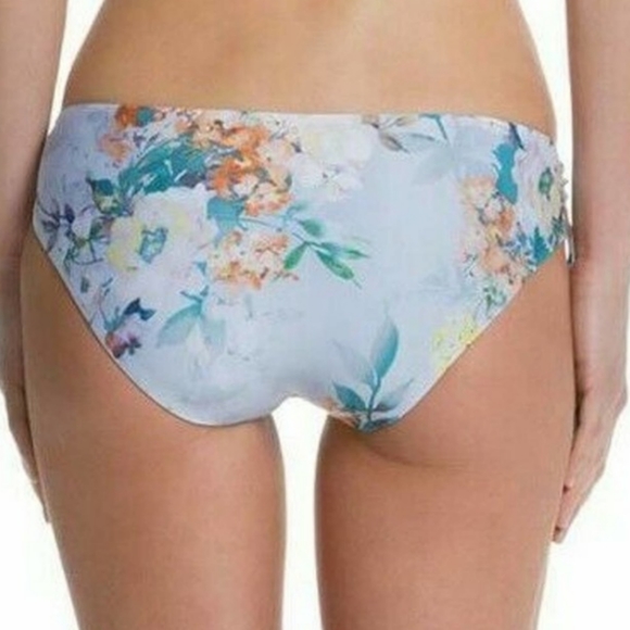 Becca Femme Flora Hipster Shirred Bikini Bottom - Picture 3 of 7